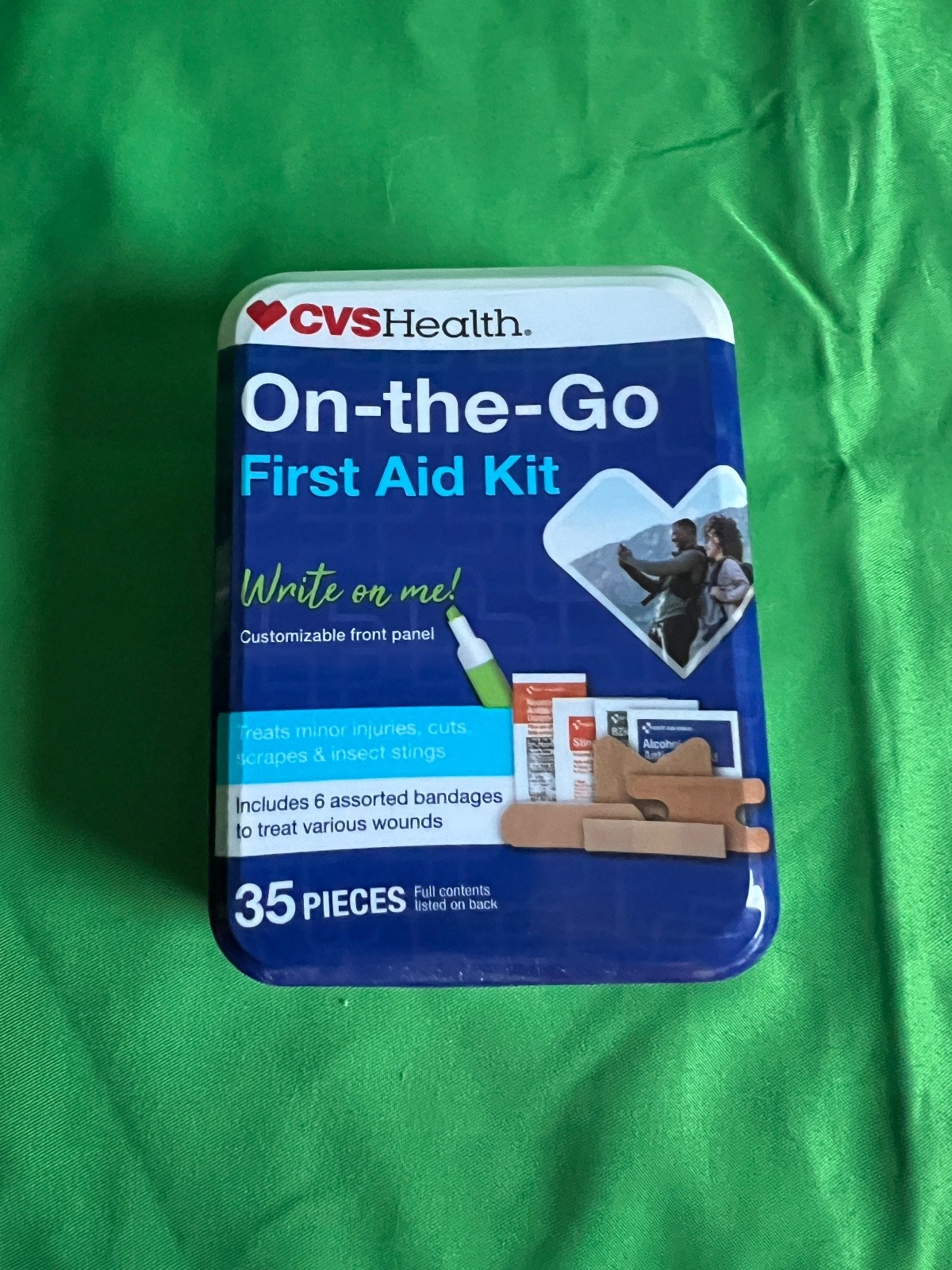 CVS ON THE GO FIRST AID KIT 35 PIECE KIT NEW