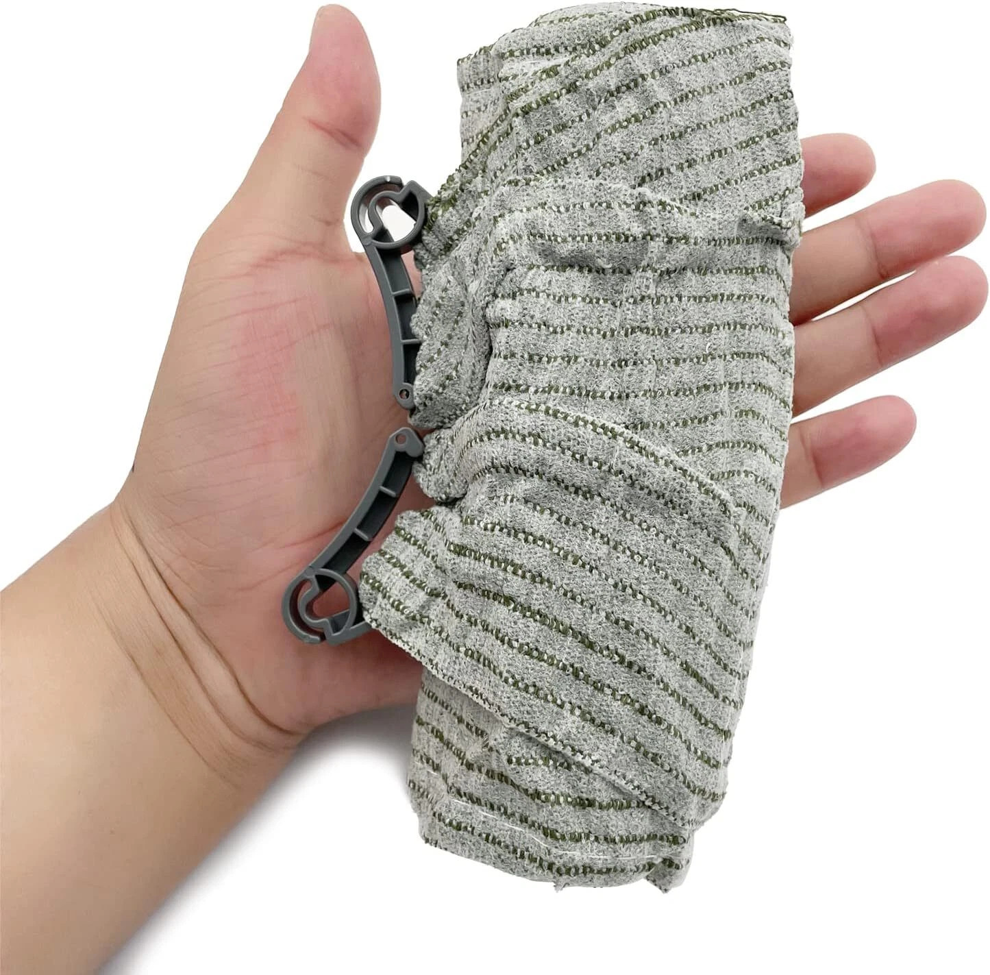 6 PACK 4" Trauma Bandage Emergency Israeli Style Battle Wound Dressing First Aid
