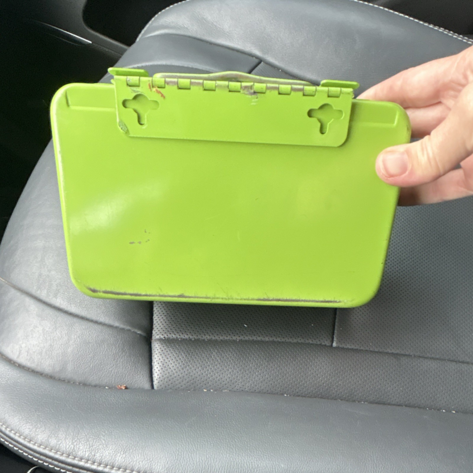 Vgt Bullard First Aid Set Green Metal Case Portable Bandages & Medical Supplies