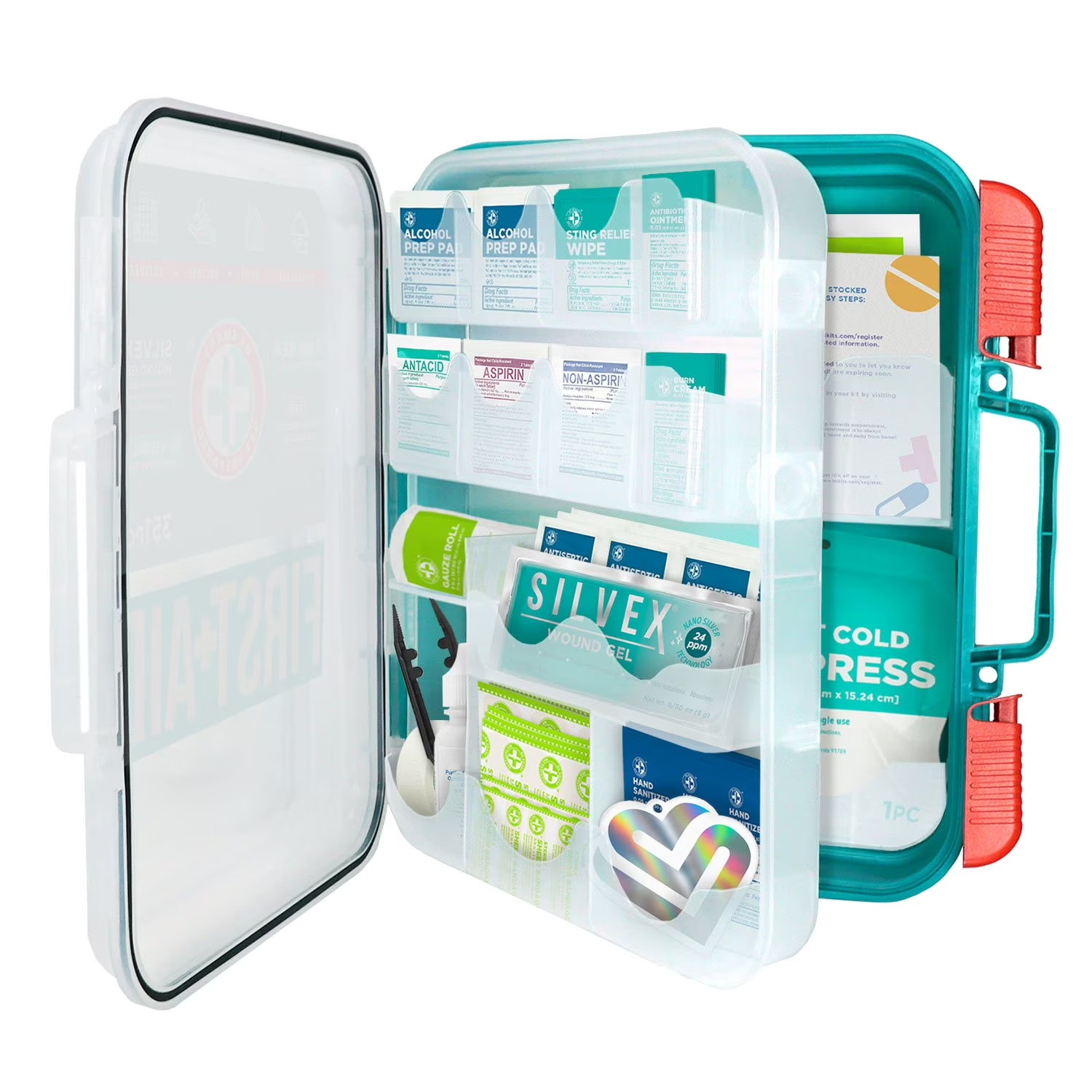 Be Smart Get Prepared First Aid Kit OSHA/ANSI Compliant 351 Count New