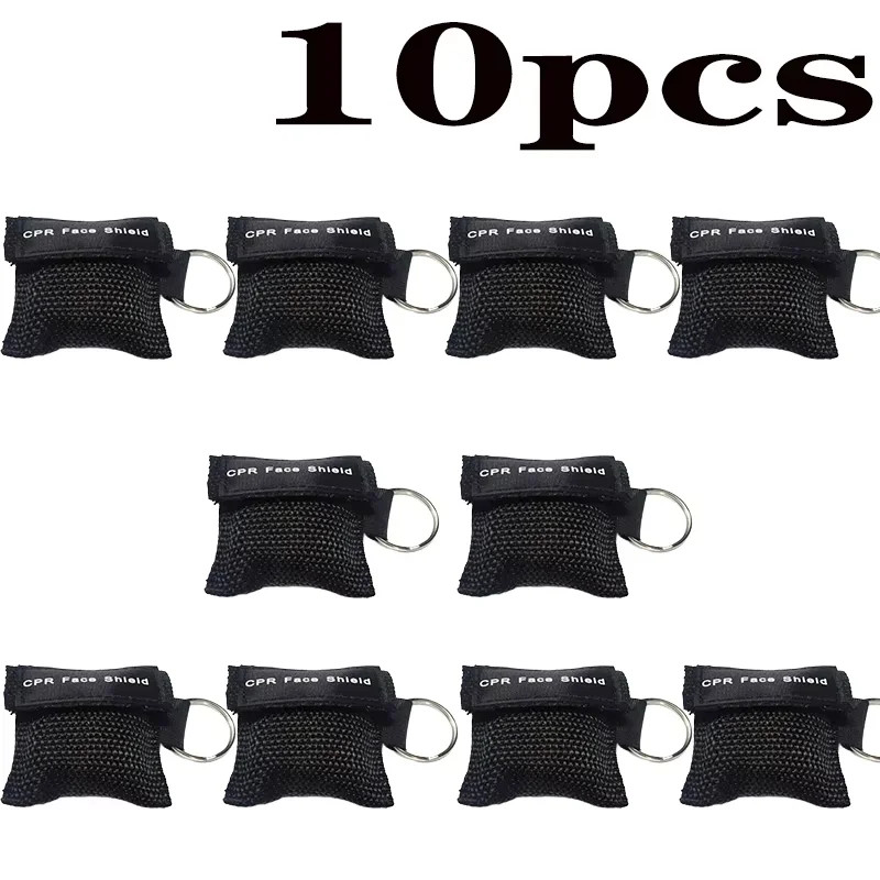1-10Pc Outdoor Rescue Health Care Tools Jetting Resuscitator Maskkey Chain First