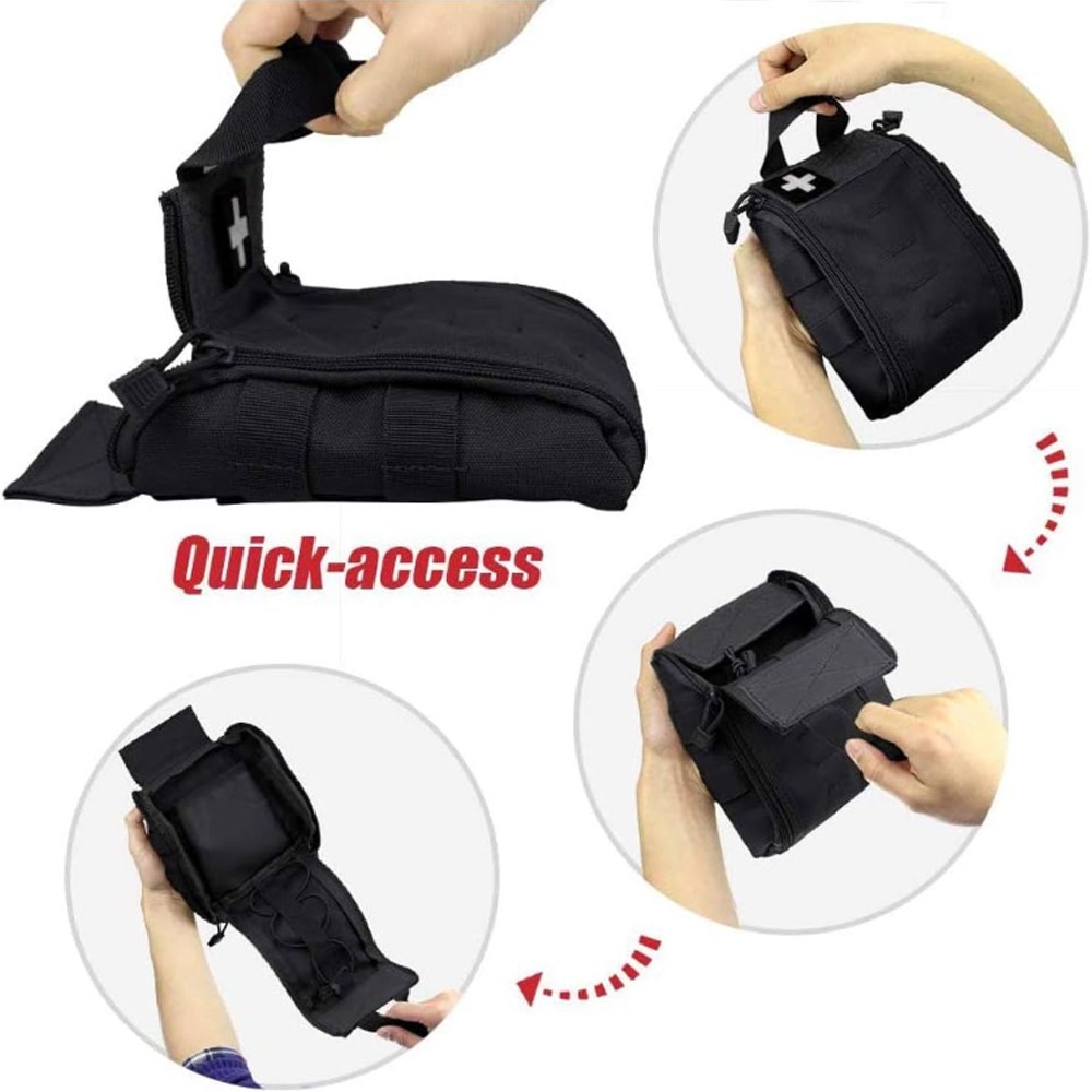 First Aid Kid Utility Medical Pouch Tactical Molle Waist Pack Survival Medic Bag