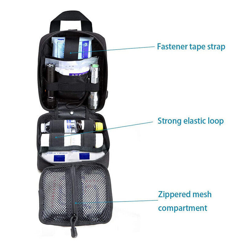 Tactical EMT Pouch IFAK Tear-Away First Aid Kit Bag Small Molle Medical Pouch