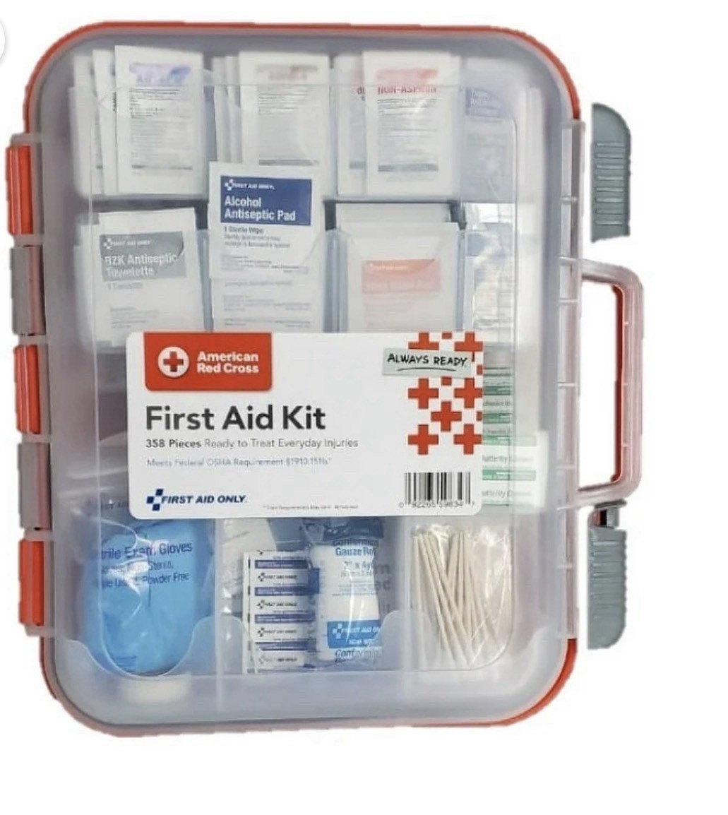 American Red Cross 358 Piece First Aid Kit First Aid Only Unopened