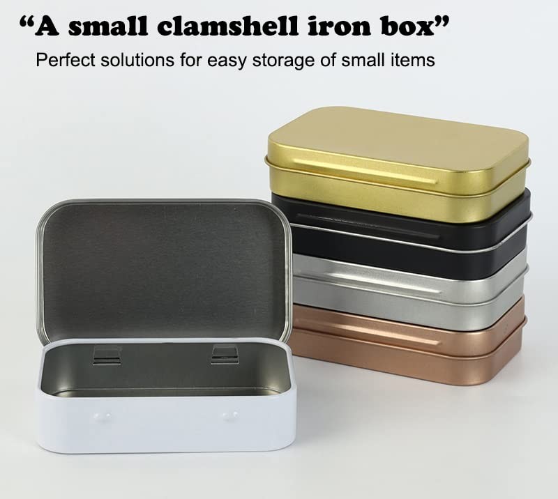 AKOAK 4 Pcs 3.7 x 2.4 x 9.5 x 6 x 2cm / 3.7" x 2.4" x 0.8", Champagne gold