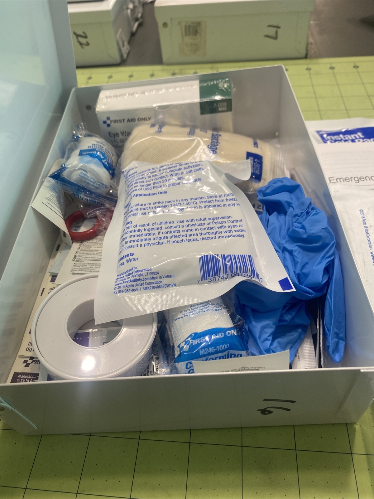 Grainger First Aid Kits 25 person #15 + 16 Two For The Price Of One