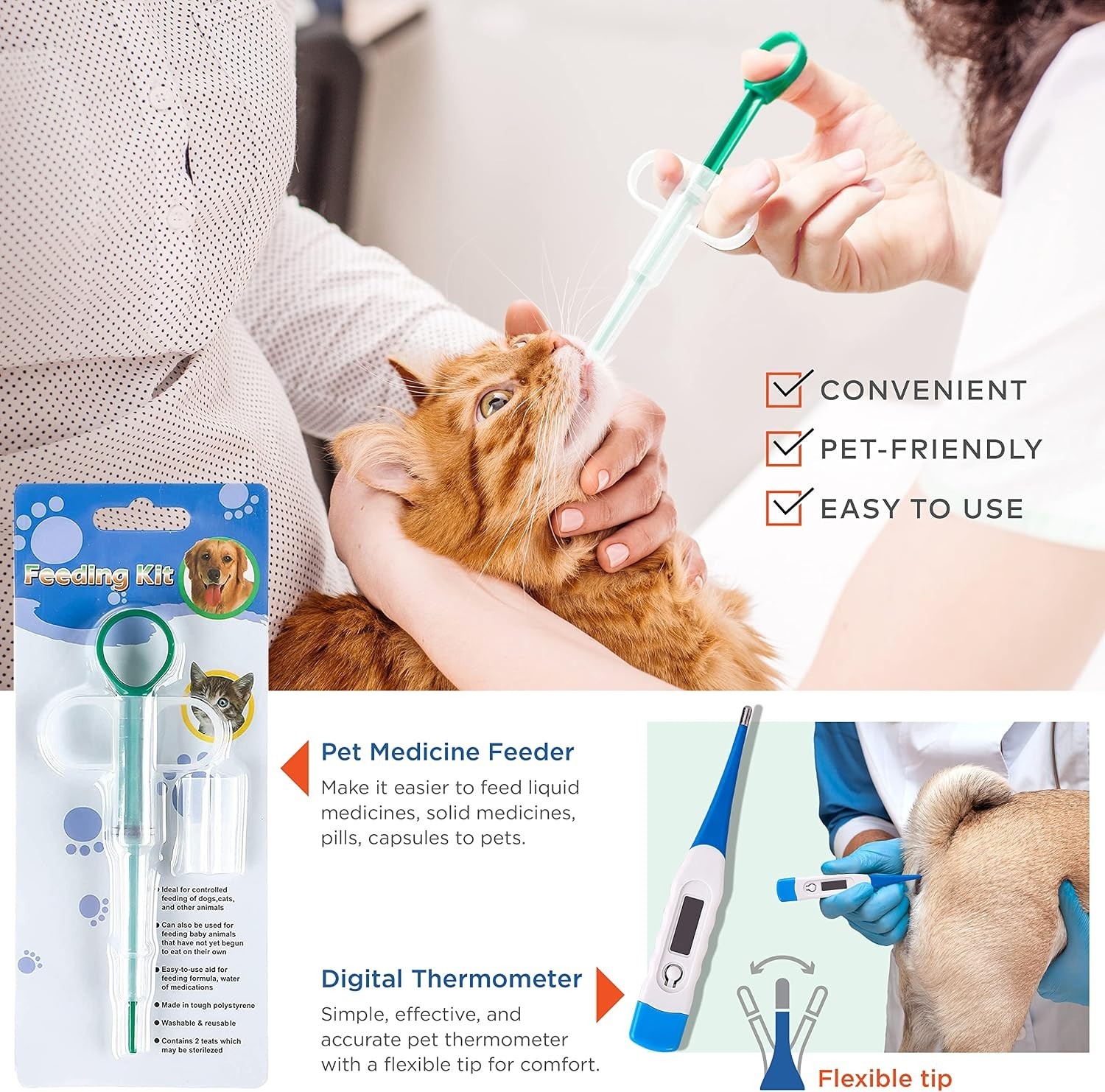 Ultimate Cat & Dog First Aid Kit – 100 Essential Pieces, Waterproof & Reflective