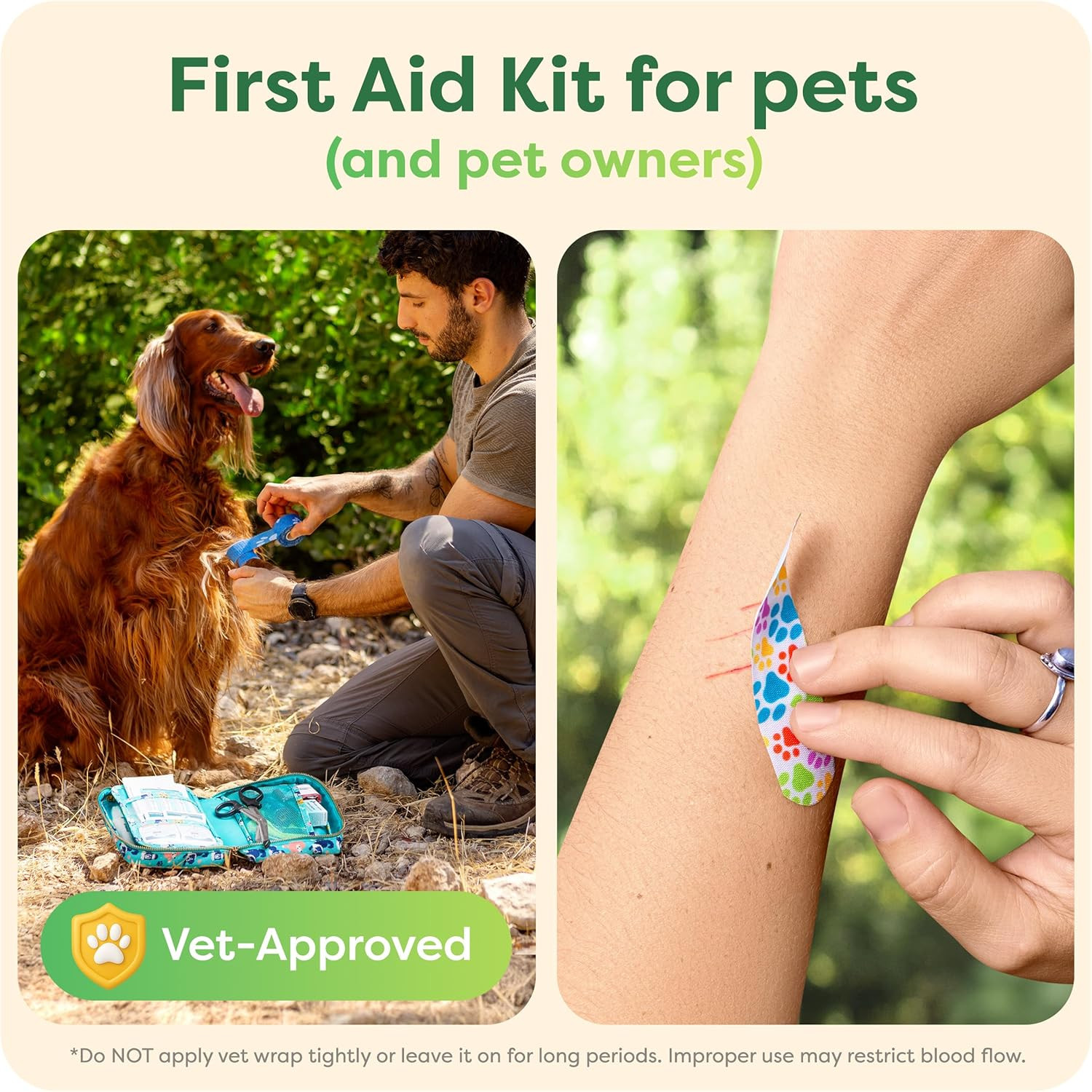 Keepgoing Pet First Aid Kit – Essential Emergency Kit for Dogs & Cats