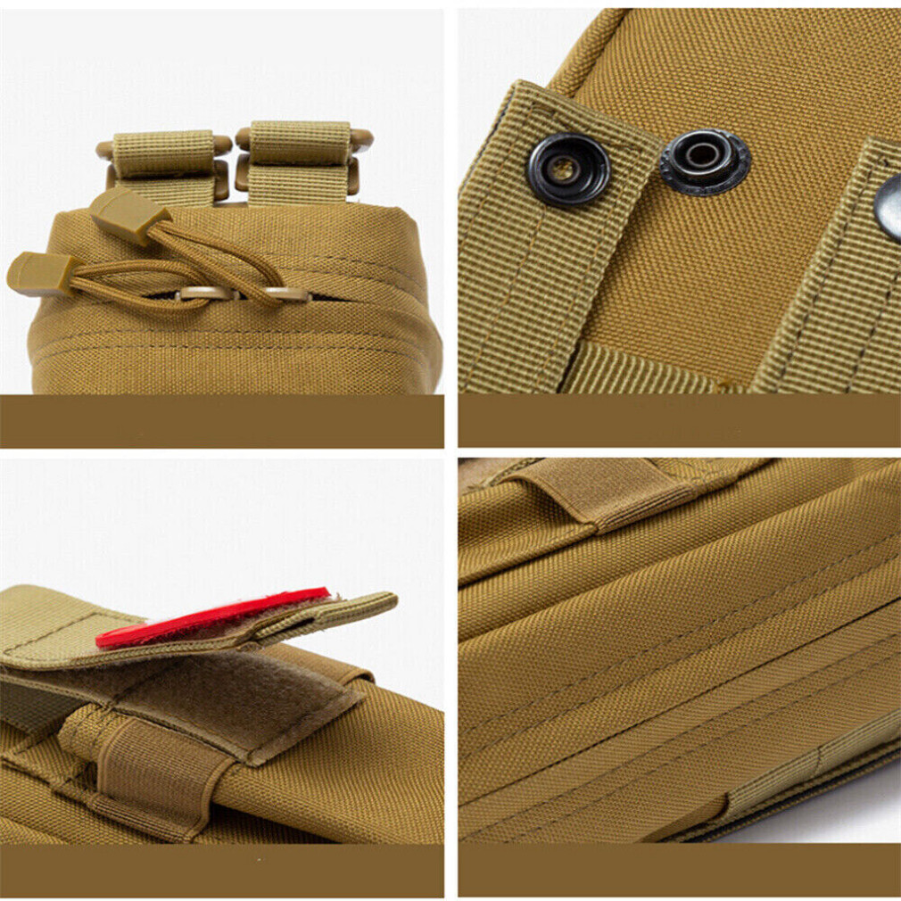 Khaki Tactical MOLLE Medical EDC Pouch Outdoor EMT First Aid Kit Pouches Hunting