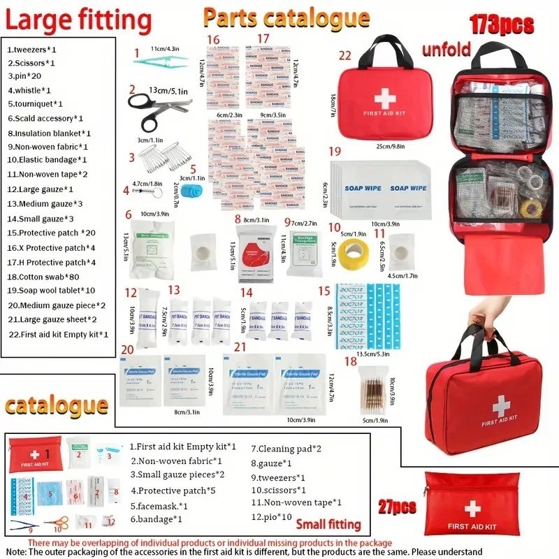 New Portable Car First Aid Kit Emergency Health Medical Kit Fast Shipp
