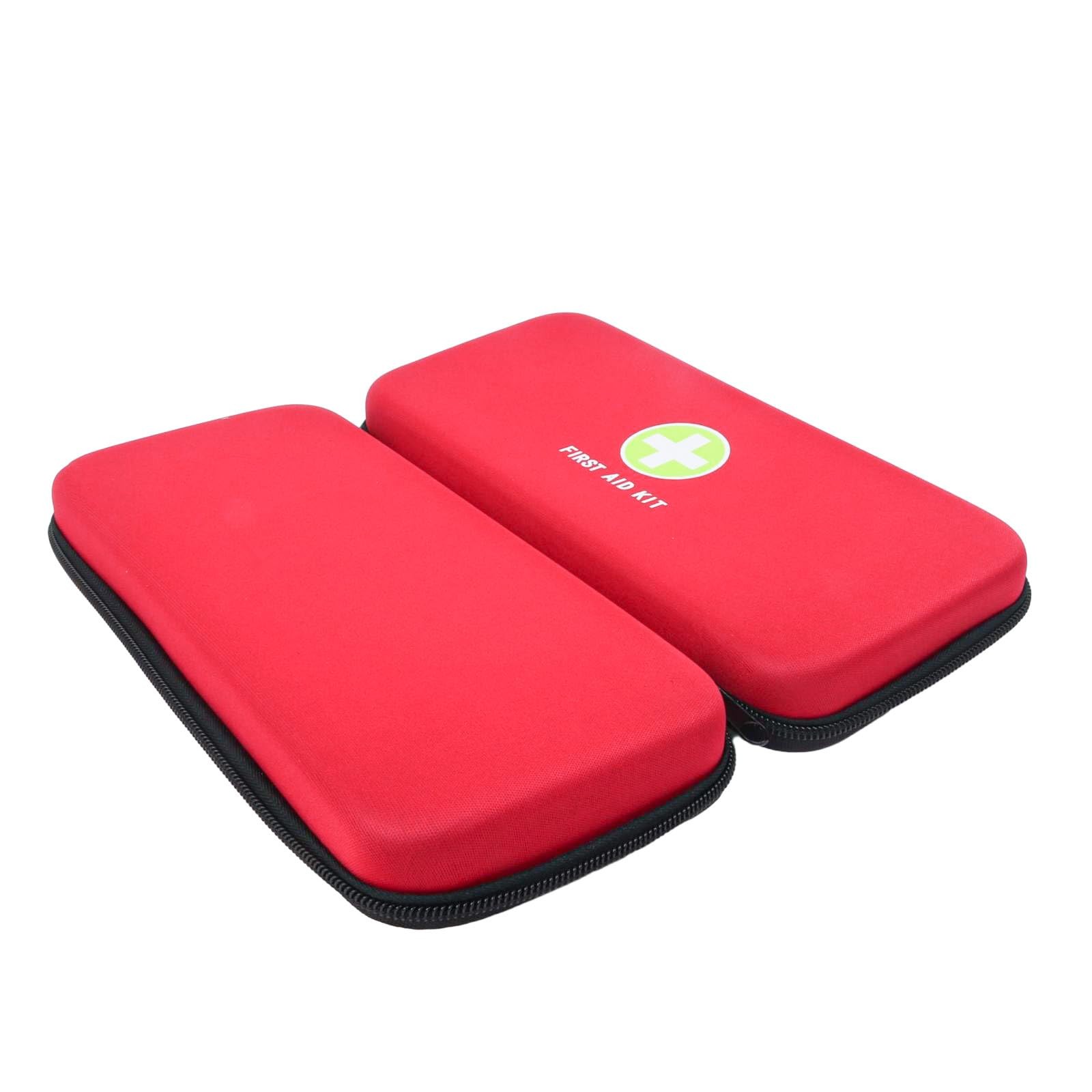 Jipemtra First Aid Hard Case Empty Emergency Bags Red G