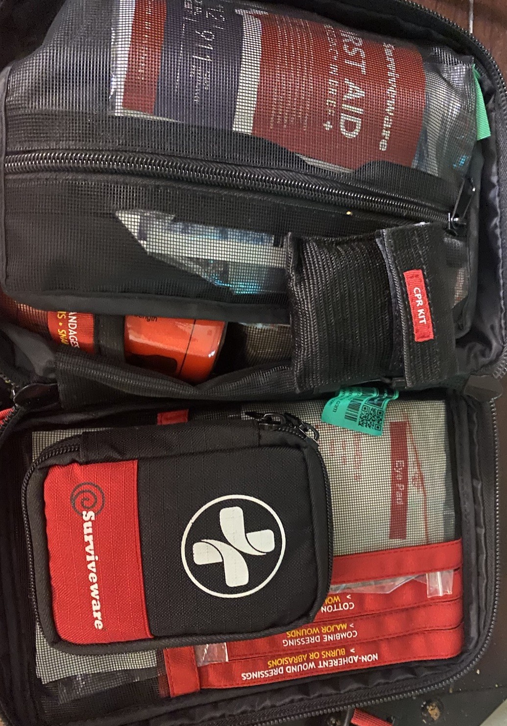 Survival First Aid Kit Premium Surviveware 238 pieces