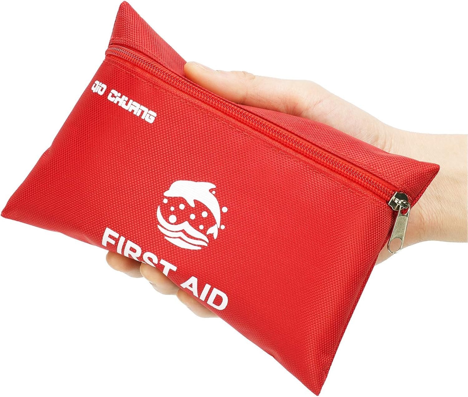Portable First Aid Kit with 87 Essential Pieces – Perfect for Car & Adventure