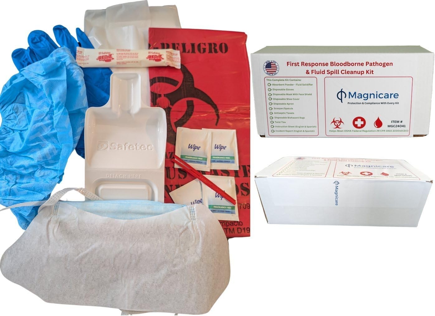 Bodily Fluid Clean Up Kit & Vomit Clean Up Pack – Be OSHA Compliant | Bloodbo…