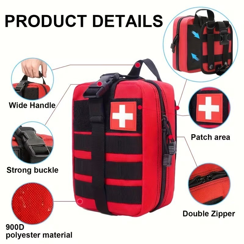 Military Tactical IFAK Trauma Bag First Aid Kit Survival Emergency Camping Medic