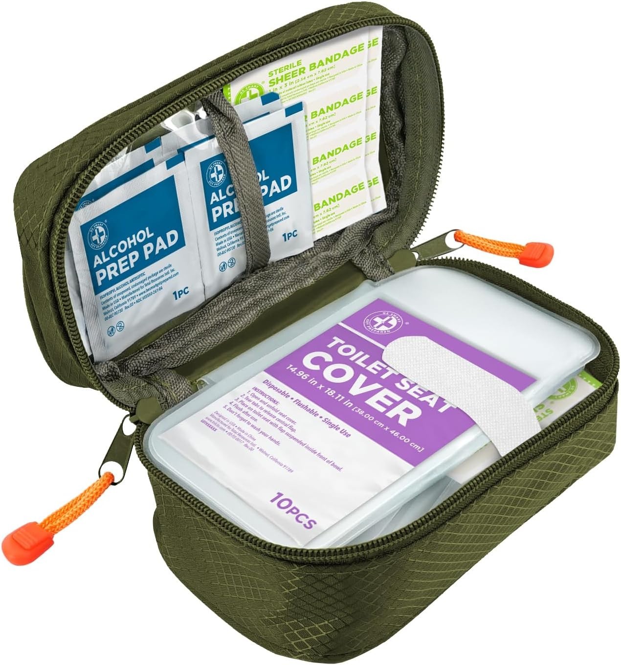 s 125 Pieces Travel First aid kit, Carry-on Travel Essentials– PPE, Camping, …
