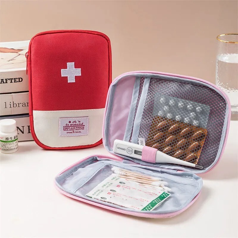 6Pcs Waterproof Portable First Aid Medicine Storage Bag Large Emergency Kit