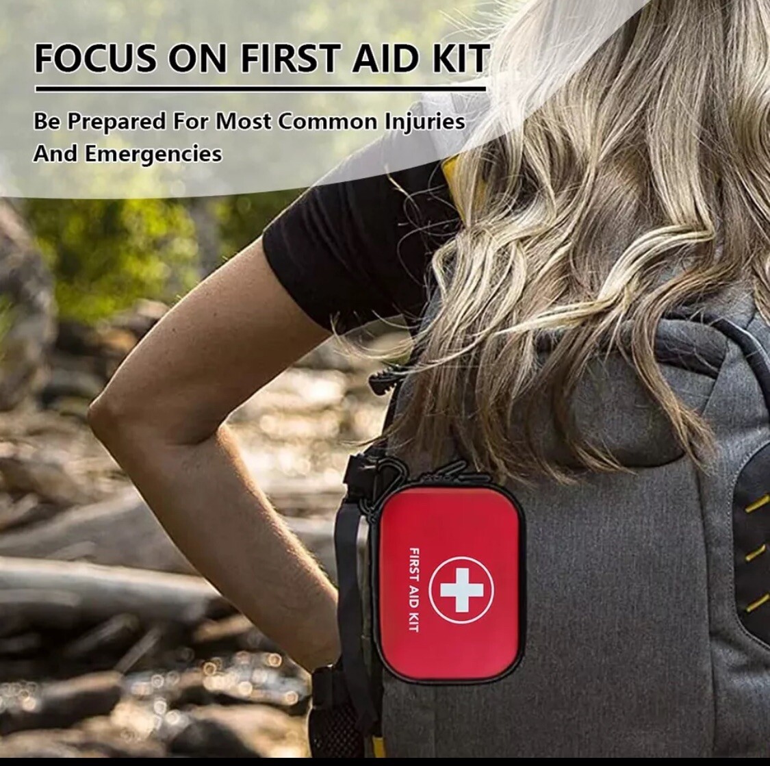 144PC Travel First Aid Kit for Sports College Dorm Student Home Boat Survival RV