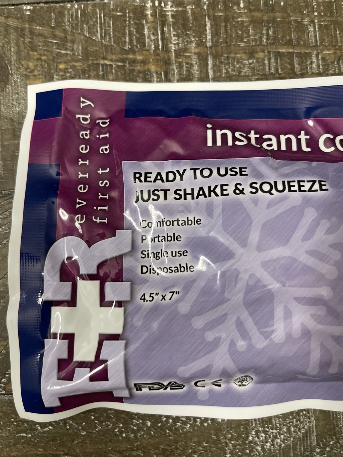 Everready Instant Cold Pak-Ready To Use Just Shake & Squeeze-NEW-SHIPS N 24 HOUR