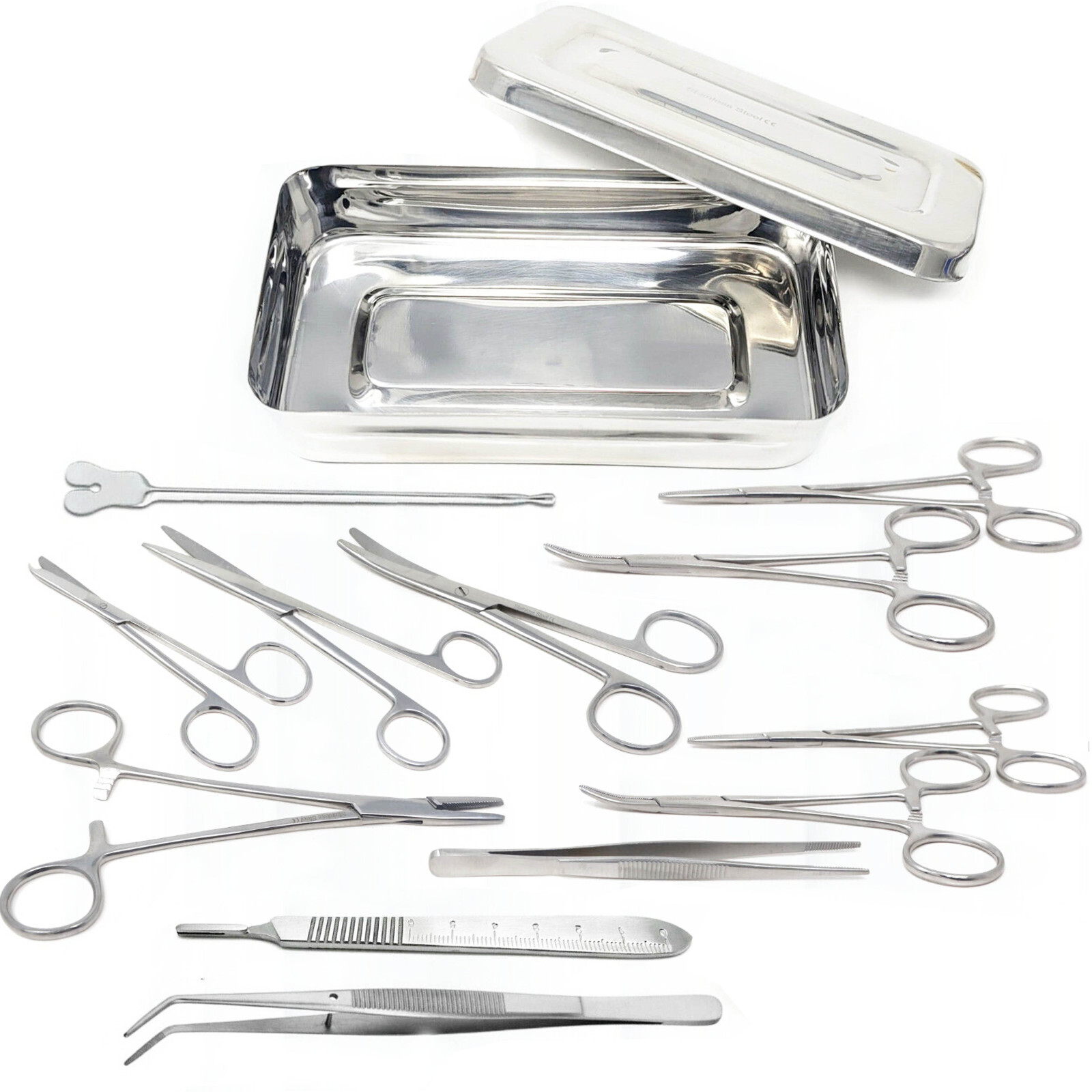 Basic Minor Surgery Suture First Aid Kit, Medical Trauma Survival Pack – 13 Pcs