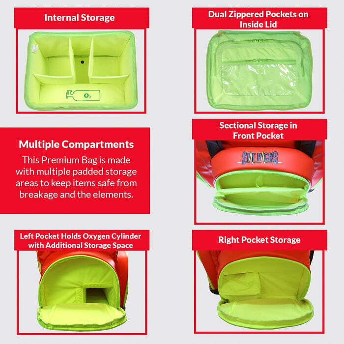Ever Ready First Aid StatPacks Extra Large Fully Stocked EMT Premium Trauma Bag