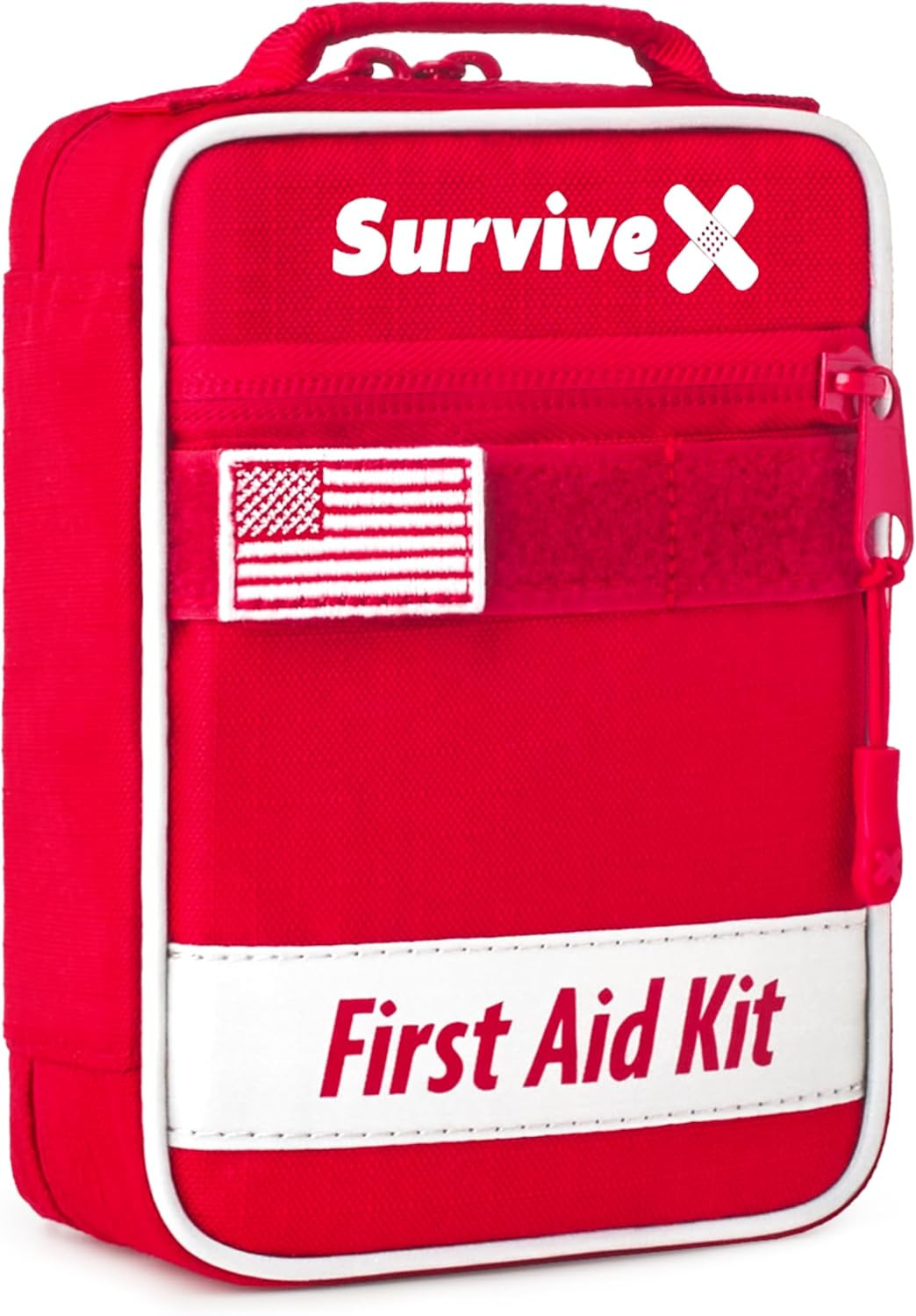 Small First Aid Kit for Car, Travel & Home – Emergency Kit for Hiking, Camping,