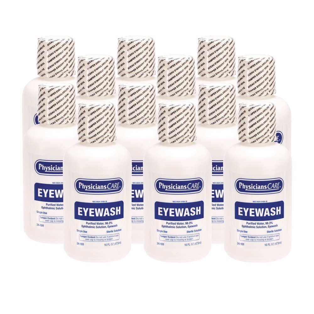 PhysiciansCare by First Aid Only 24101001 16 oz Bottle Eye Wash (12/CT) New
