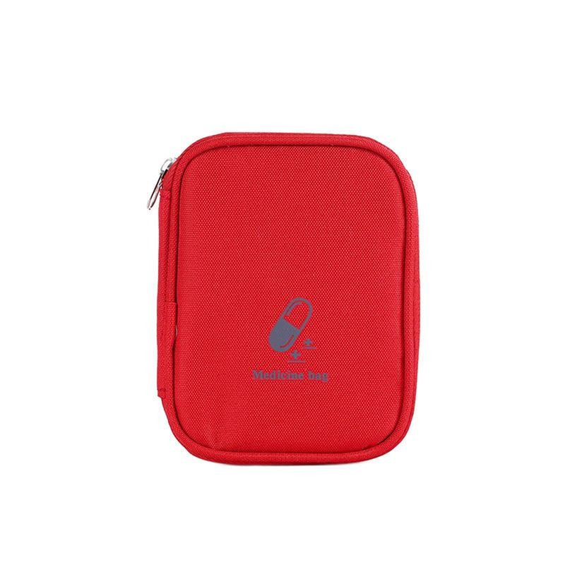 Portable First Aid Kit Travel Mini Medical Pouch Emergency Pill Organizer