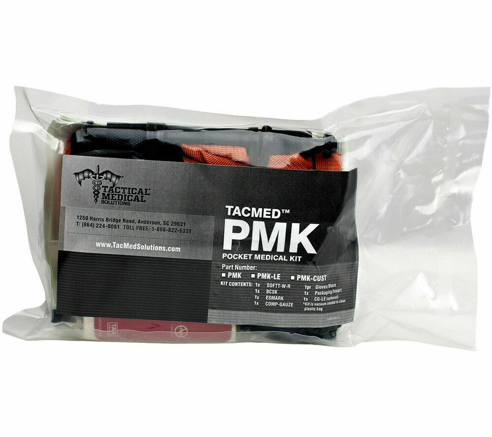 "Pocket Medical Kit" Tactical Medical IFAK w/ SOFTT-Wide Tourniquet – PMK