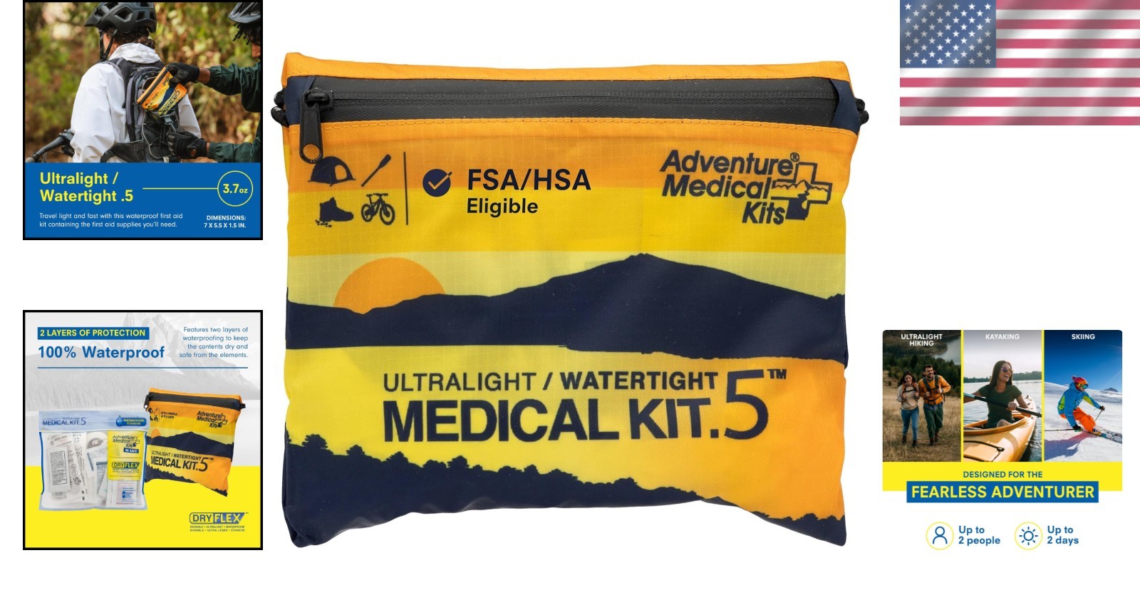 Compact First Aid Kit for 2 People – Essential Supplies