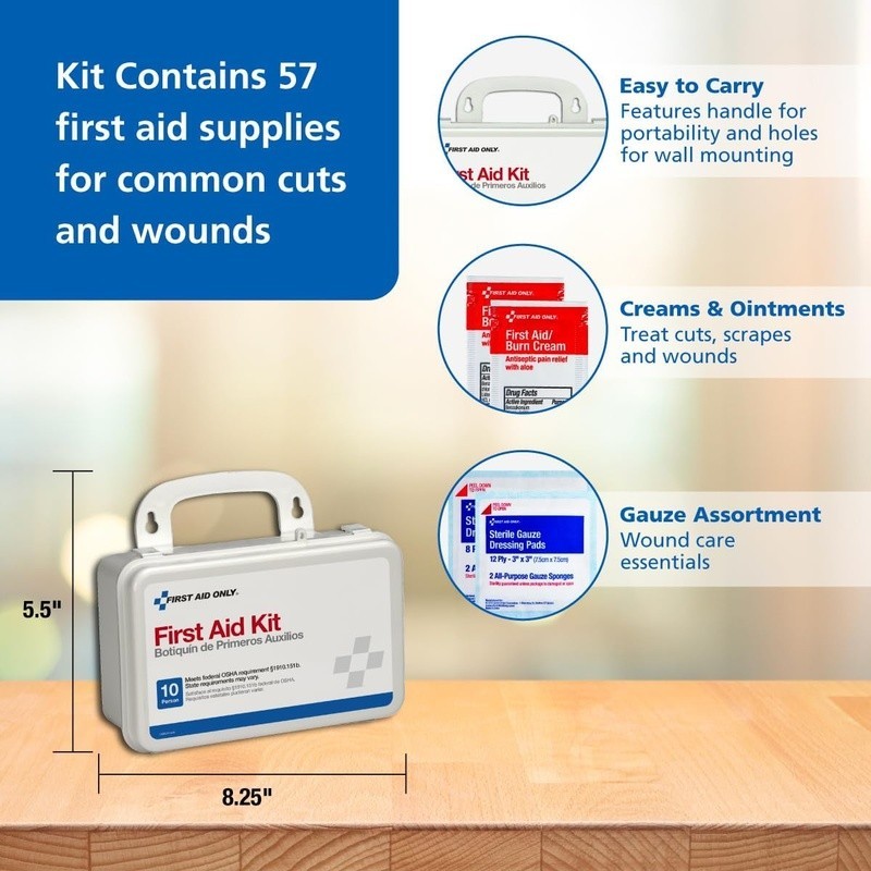 Comprehensive Emergency First Response Kit Home Office Travel Vehicle Safety New
