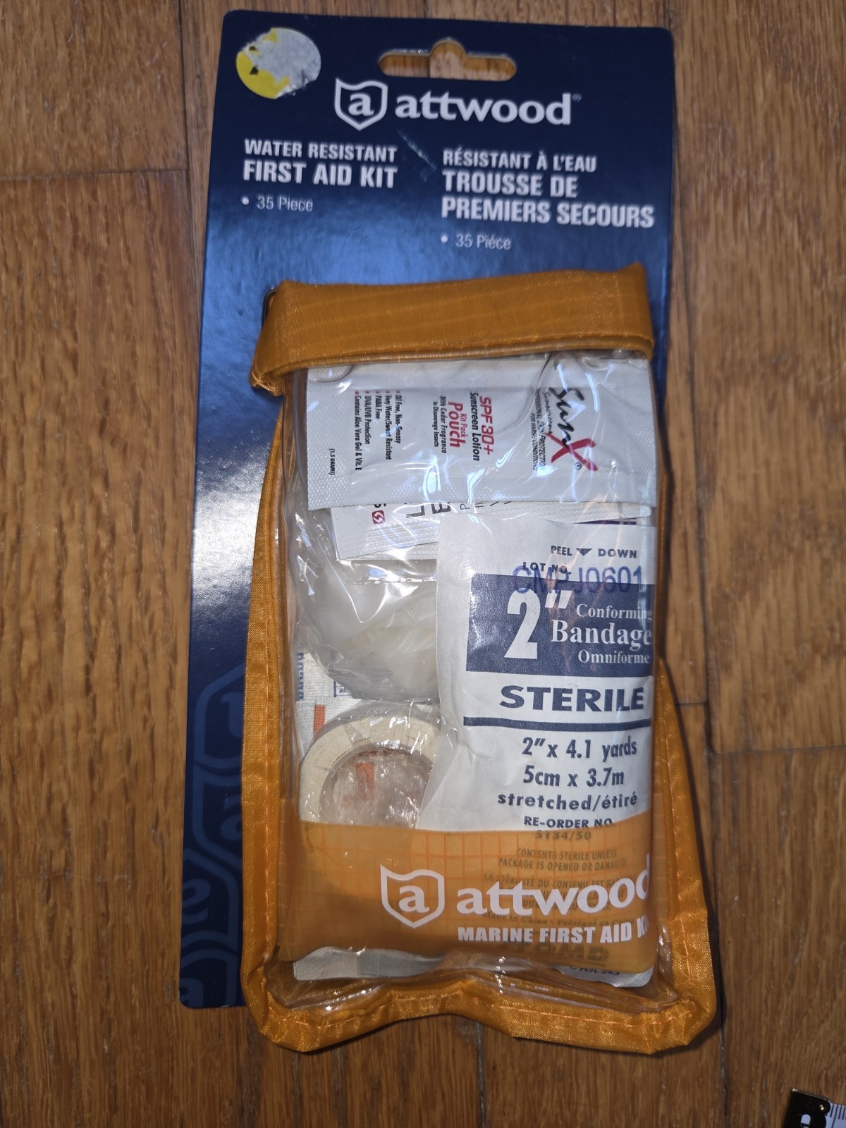 Water Resistant Pouch First Aid Kit New 38 piece Boating Fishing Camping New