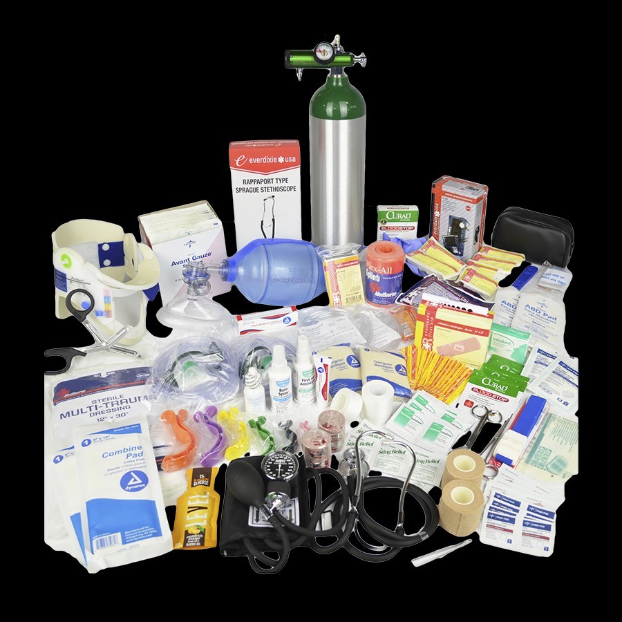 Lightning X Jumbo Medic First Responder EMT/EMS Trauma Bag Stocked Kit MB50-SKD