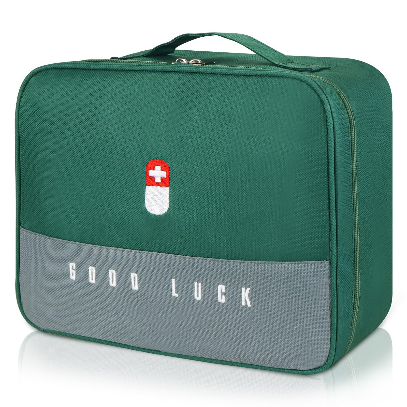 GAUENEEN First Aid Bag Empty, Multifunction Emergency Medicine Storage Bag fo…