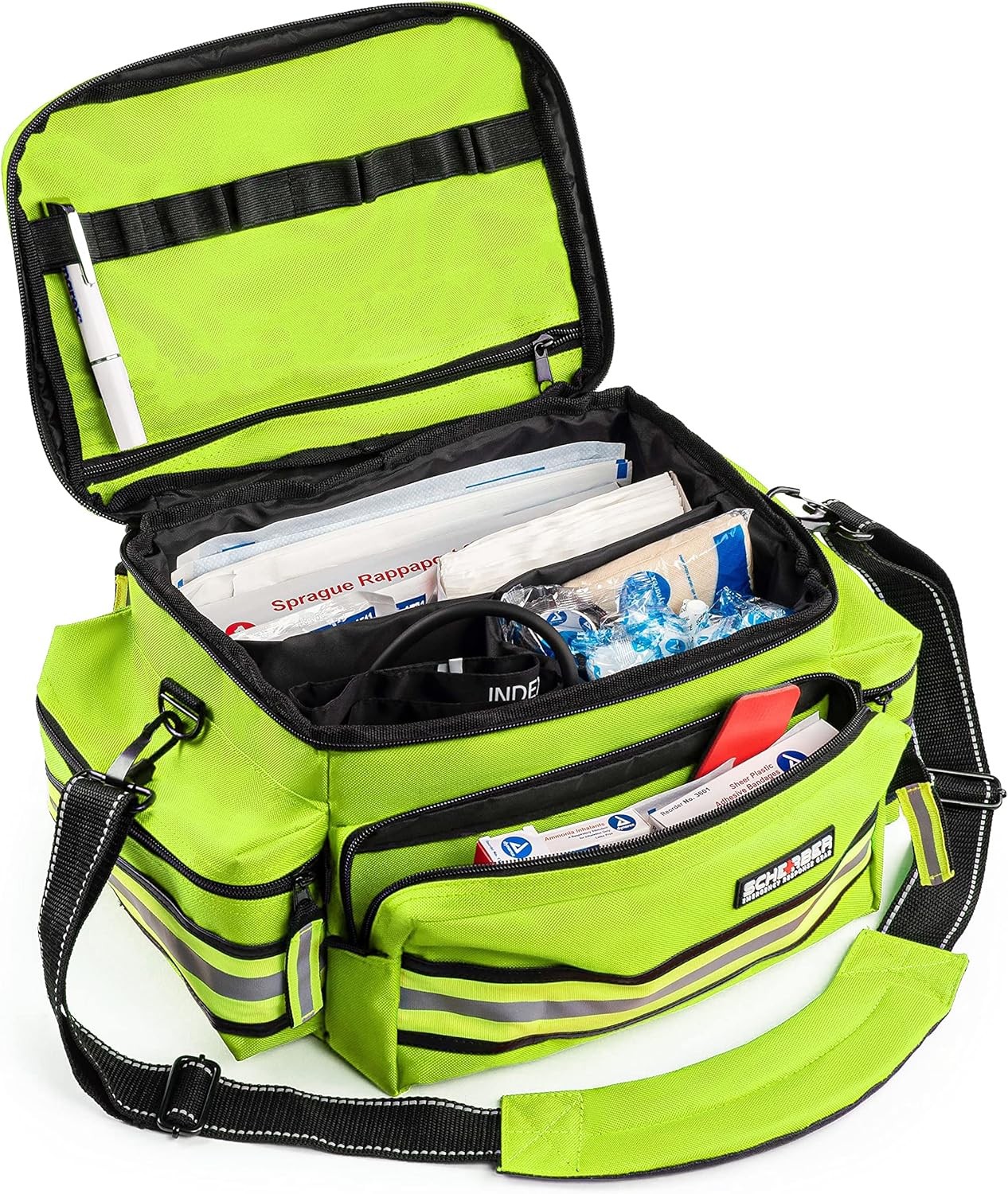 First Responder Fully-Stocked Professional Essentials EMT/EMS Trauma Kit