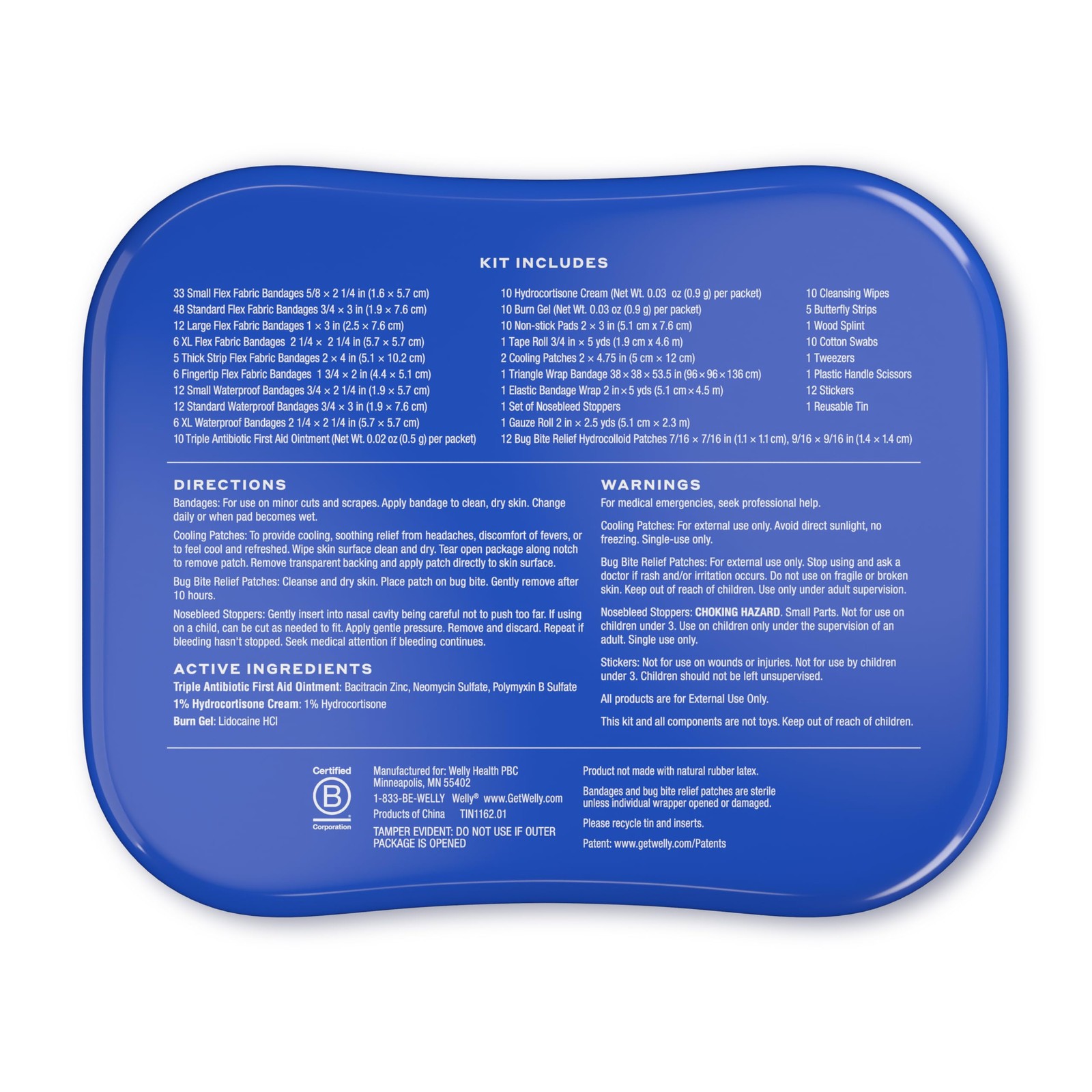 Comprehensive First Aid Kit – FSA Eligible – Adhesive Bandages, Tape and Non-…