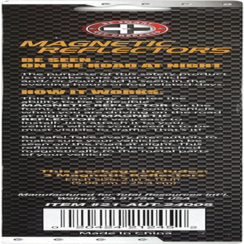 Magnetic Reflector Set (3-Pack) – Easy Install on Any Metal Surface