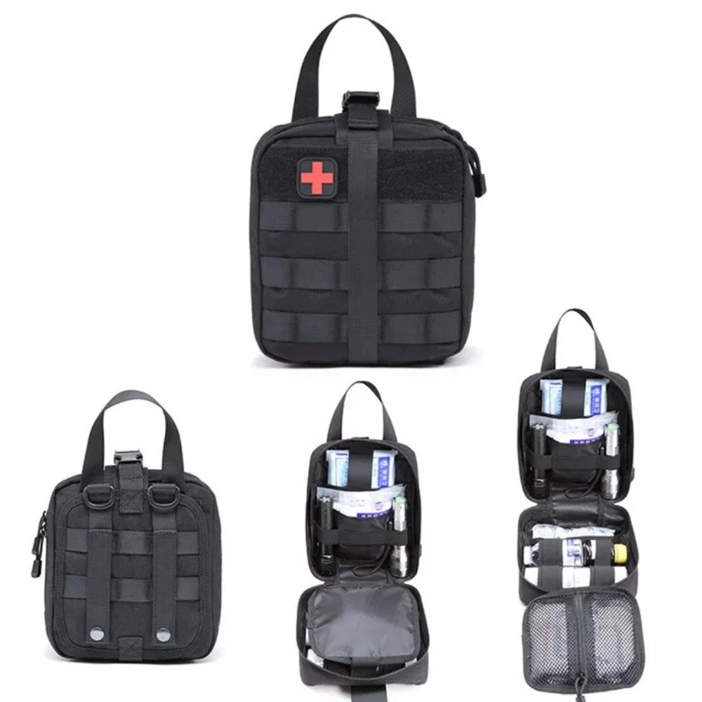 Tactical MOLLE Rip Away EMT Medical First Aid IFAK Pouch Utility Bag (Bag Only)