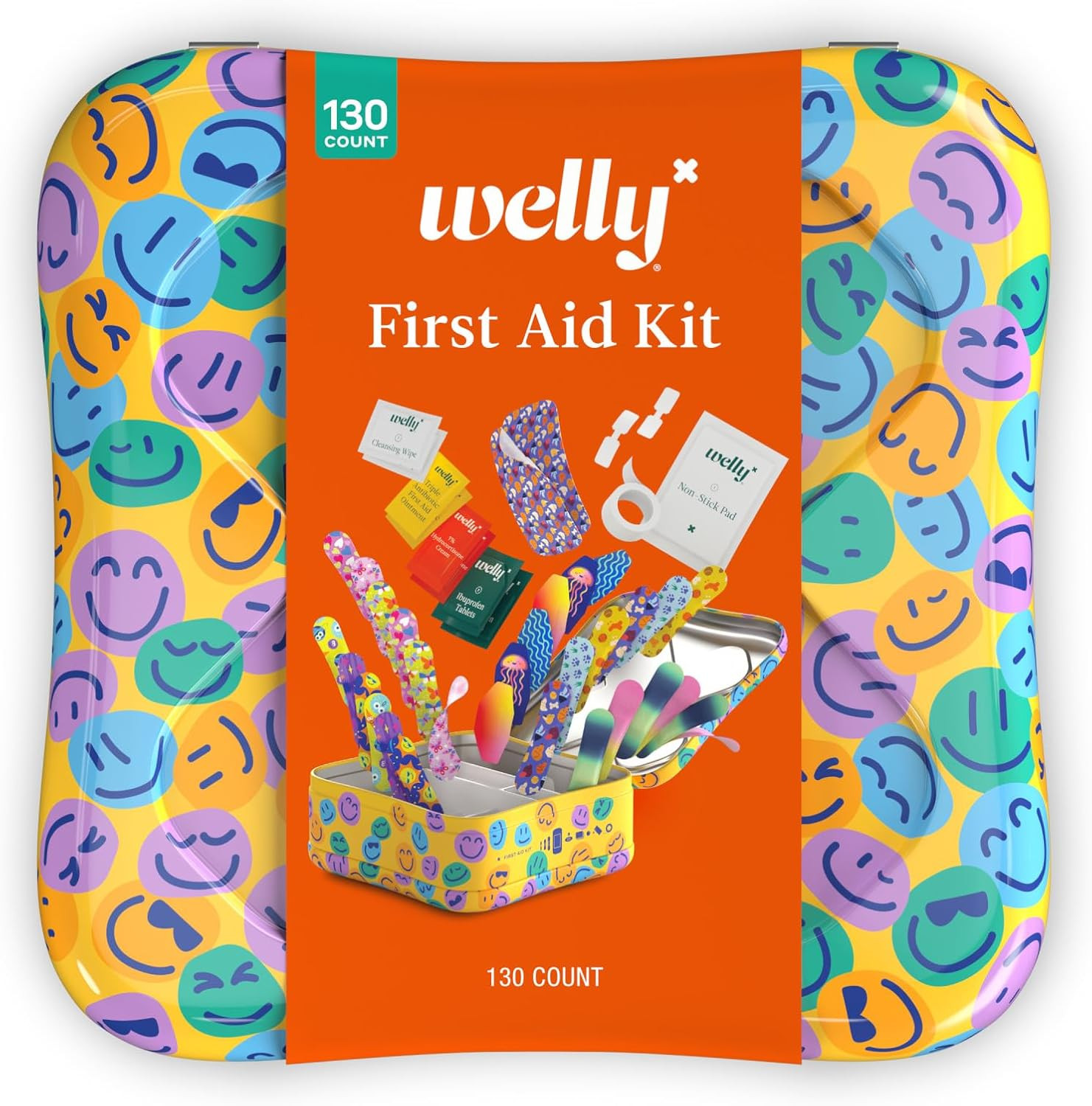 First Aid Kit – Bravery Badges in Flexible Fabric and Waterproof, Tape and Non-S