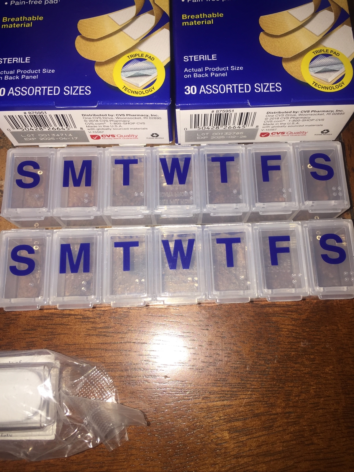 CVS Health Wellness First Aid Thermometer Kit Sunscreen Chap Stick Pill Cutter