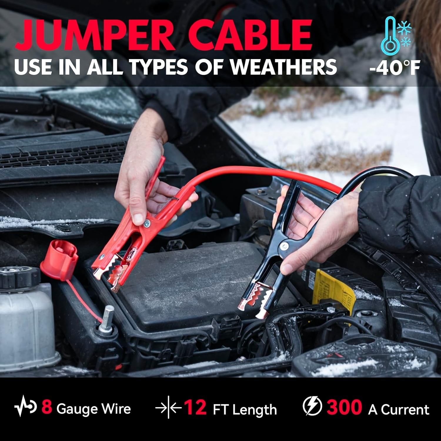 Car Emergency Kit with Portable Air Compressor, First Aid Kit, Jumper new