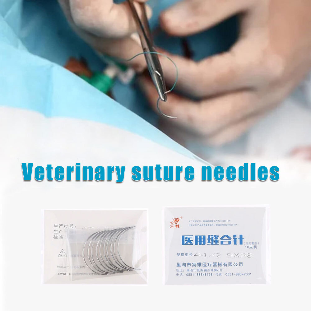 10pcs/packs 1/2 Corner Medical Needle Suture Surgical Tool Double Eyelid Medical
