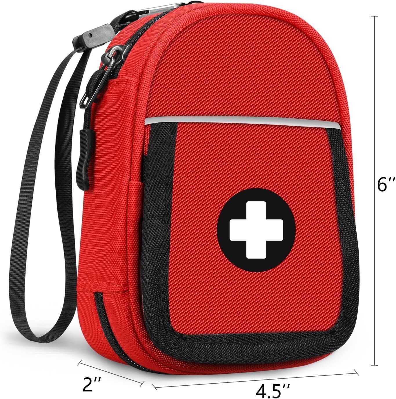 Small Insulated Medicine Carrying Case Bag Travel Medication Organizer Pouch Bag