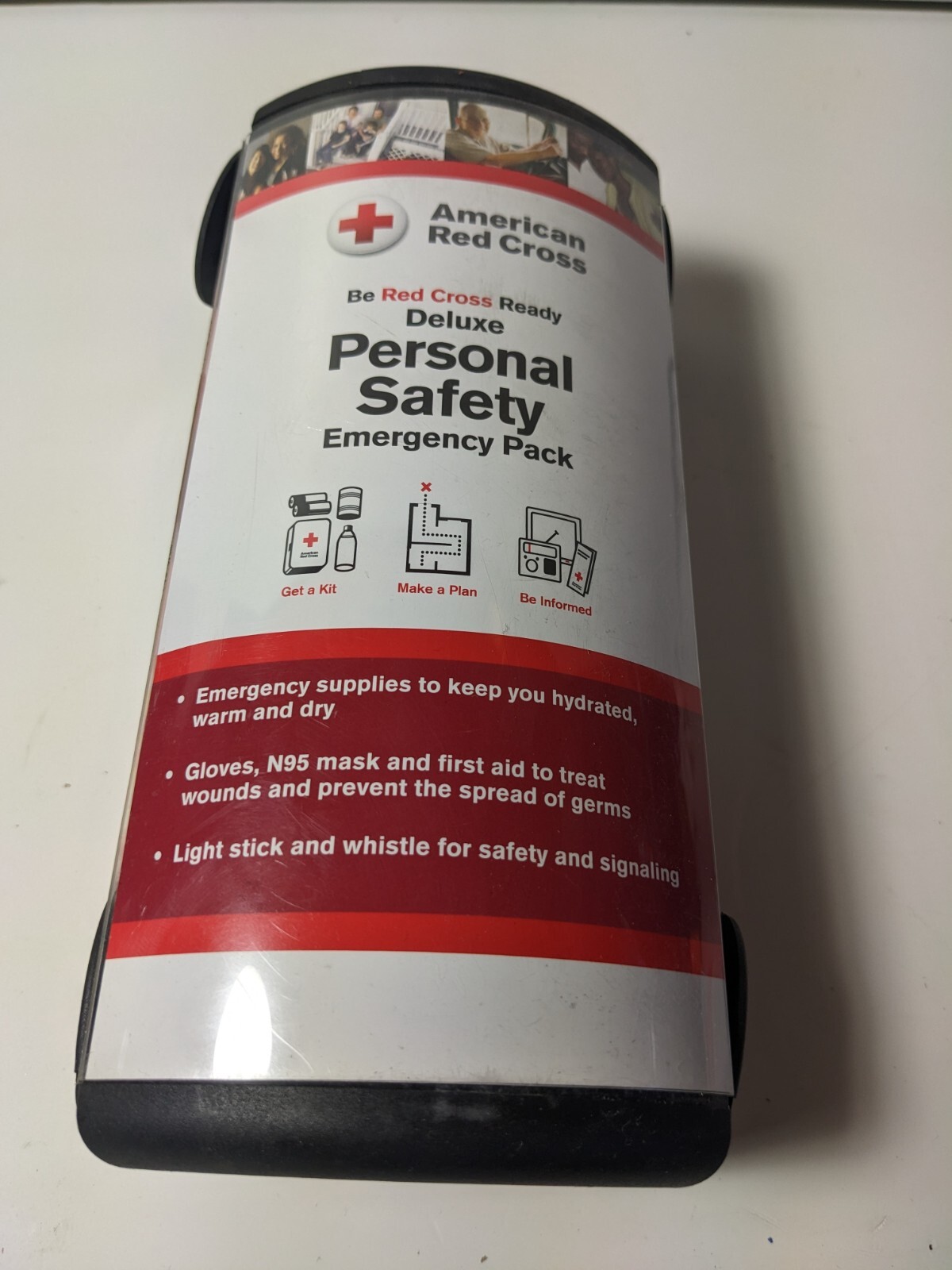 American Red Cross Deluxe Personal Safety Emergency Pack-INCLUDES Mask!