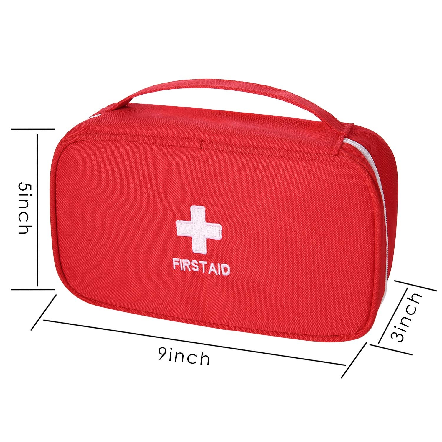 First Aid Bags Empty, Portable Travel Medicine Bag for Camping Hiking Vehicle…
