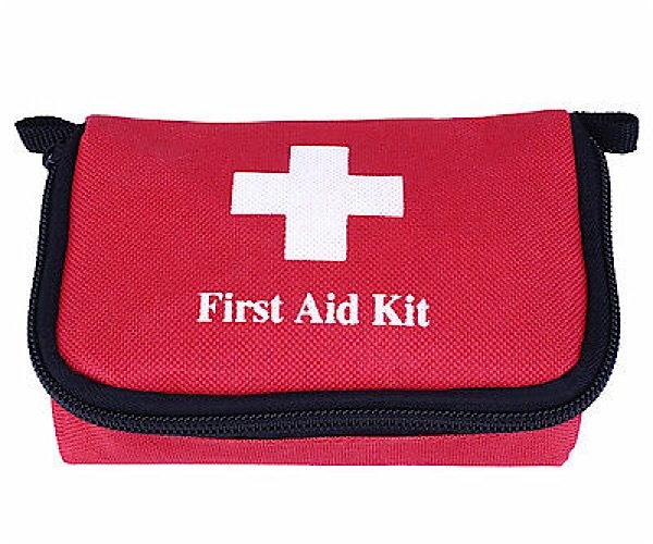 2 Emergency Medical Travel First Aid Kit Bag Home Small Survival Box BOB