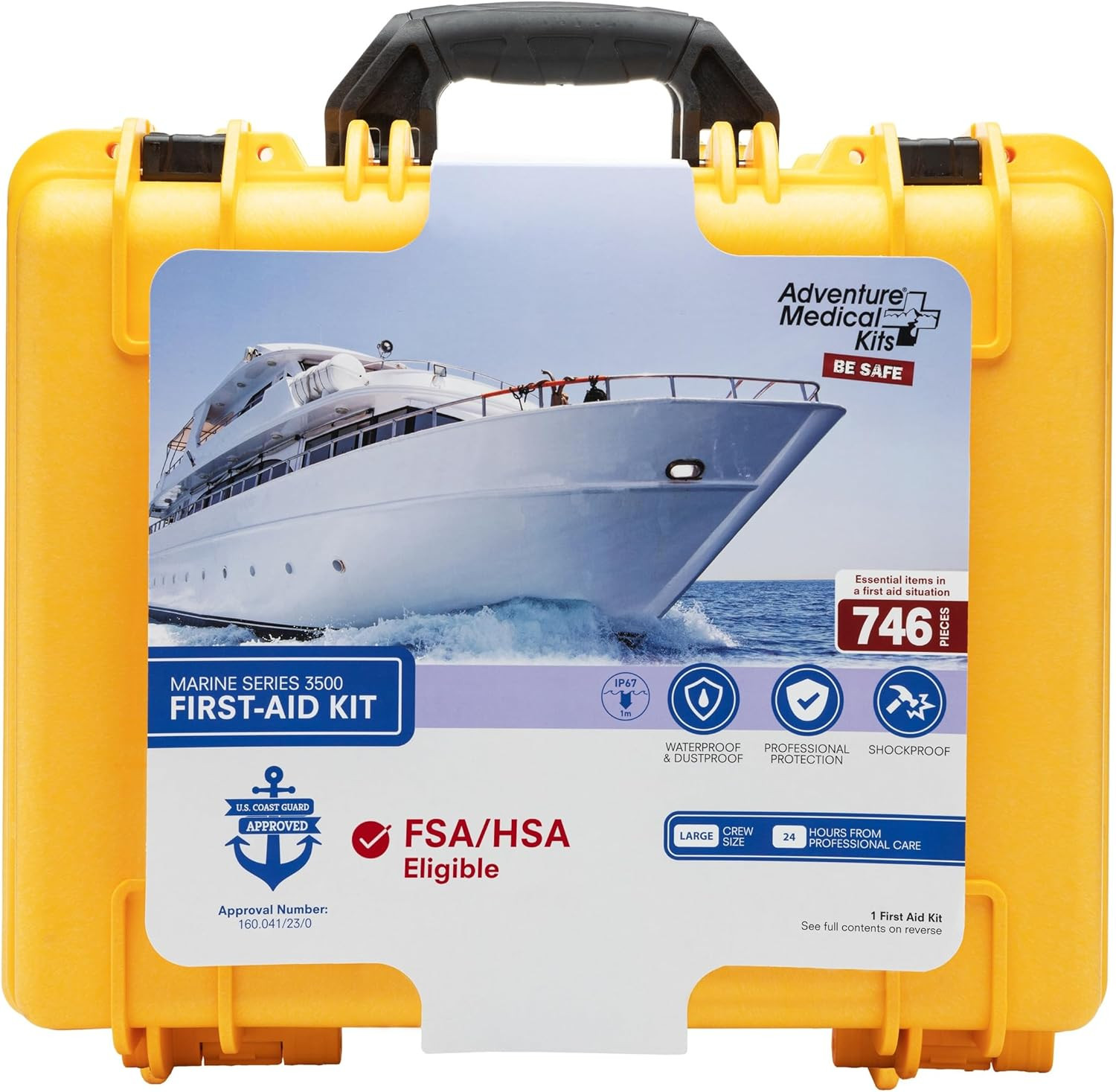 Adventure Medical Kits Marine Series Medical Kit – 3500 – Boat First Aid Kit for