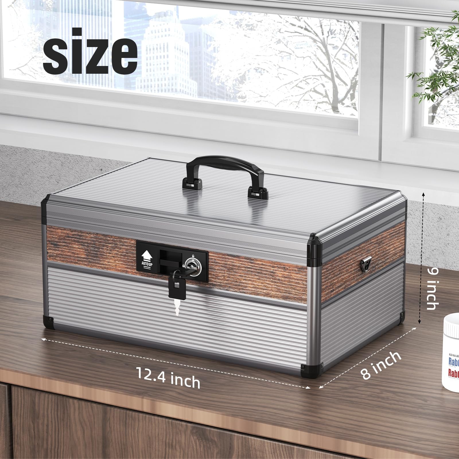 Medicine Lock Box,locking medicine box, Security Lock Boxes【Extra Large16*10 …