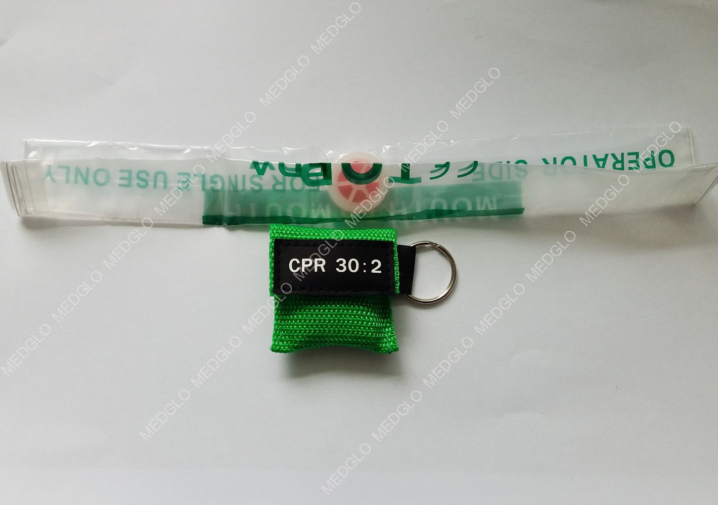 CPR MASK WITH KEYCHAIN CPR FACE SHIELD AED FIRST AID TRANSPARENT CPR 30:2 PVC