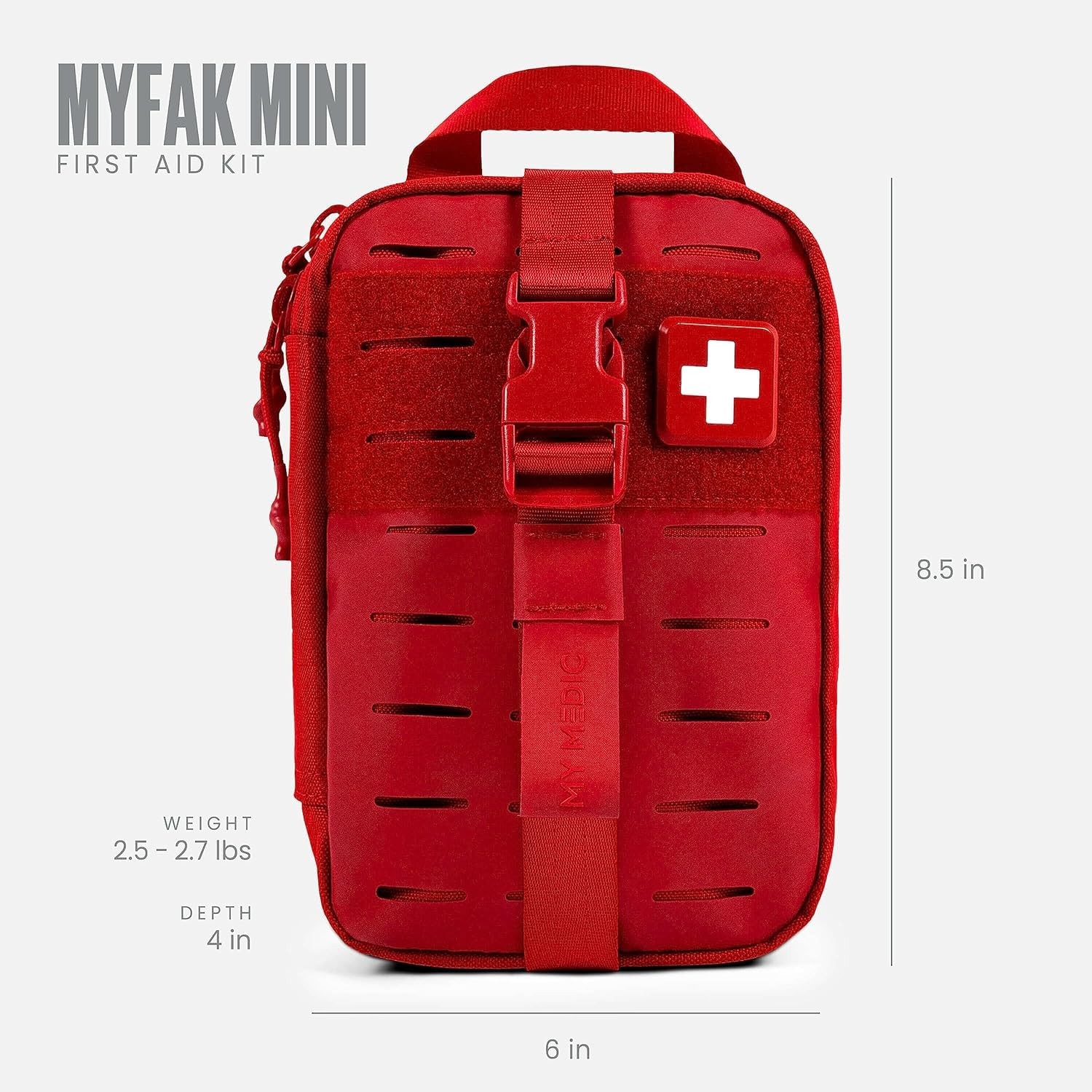 MyFak Mini First Aid Kit – Small and Lightweight for Camping Hiking and Backp…